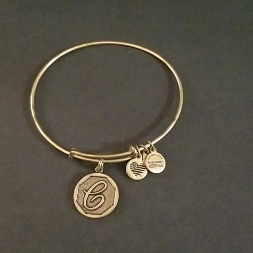 Alex and Ani Initial C bracelet